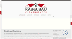 Desktop Screenshot of kabel-bau.de